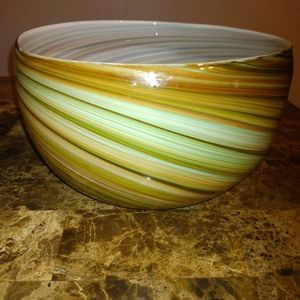 Limited Edition Missoni Hand Blown Art Glass Bowl